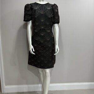 DKNY
Women's Puffed-Sleeve Brocade-Texture Mini Dress